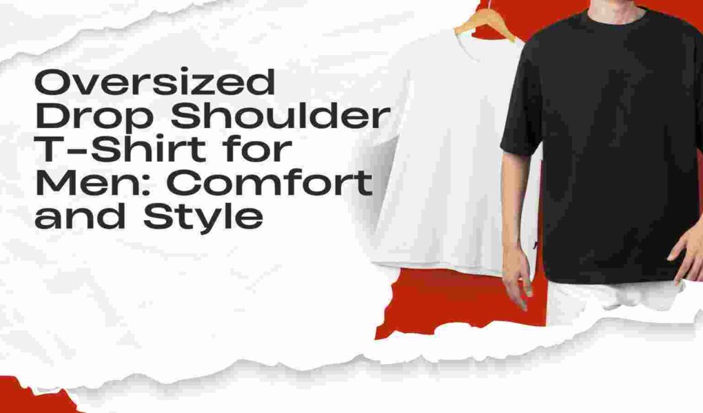 Oversized Drop Shoulder T-Shirt for Men: Comfort and Style