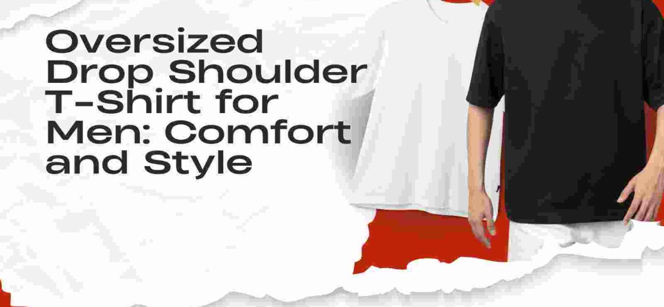 Oversized Drop Shoulder T-Shirt for Men: Comfort and Style