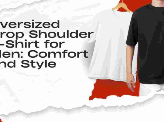 Oversized Drop Shoulder T-Shirt for Men: Comfort and Style