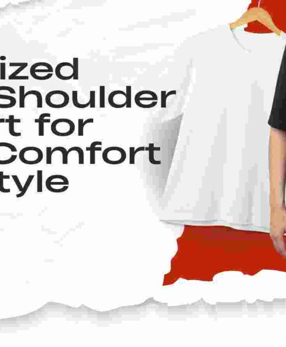 Oversized Drop Shoulder T-Shirt for Men: Comfort and Style