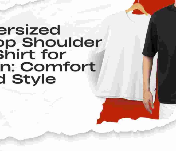 Oversized Drop Shoulder T-Shirt for Men: Comfort and Style